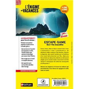 Escape game CM1-CM2: Sur l'ile à marée haute