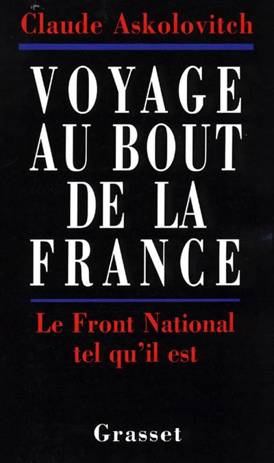 Voyage au bout de la France - Claude Askolovitch - broché