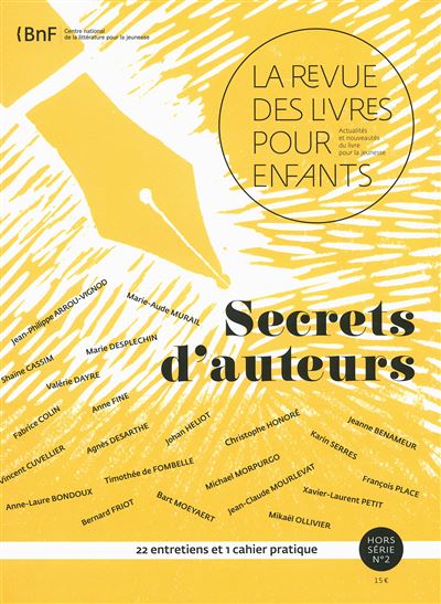 La revue des livres pour enfants Secrets d'auteurs - Col