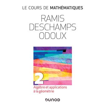 Cours de mathématiques - Tome 2 - 3e éd - 1