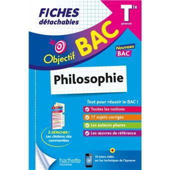 Objectif BAC Fiches - Philosophie Tle