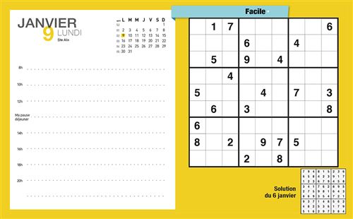 Mon calendrier éphéméride 2023 Casse-tête - L'Année à Bloc (de janv. à déc.  2023) - broché - Playbac Éditions - Achat Livre
