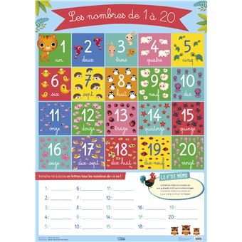 Poster nombres de 1 a 20 min 5 - 1