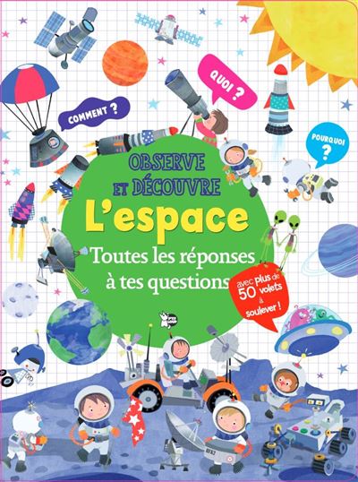 L'espace - Collectif - P'tit Loup - cartonné - Document jeunesse - P'tit Loup