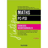 Maths - Exercices incontournables - PC-PSI
