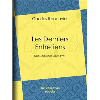 Les Derniers Entretiens - 1