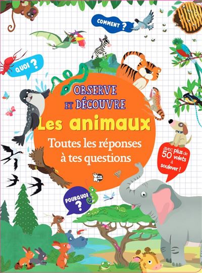 Les Animaux - Collectif - P'tit Loup - cartonné - Document jeunesse - P'tit Loup