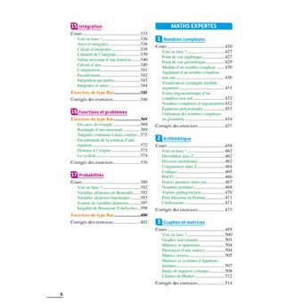 EXOS RESOLUS SPECIALITE Maths + Option Maths expertes Tle