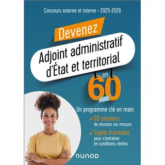Devenez Adjoint administratif d'État et territorial en 60 jours - 1
