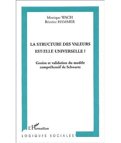 La structure des valeurs est-elle universelle ? - Monique Wach - broché