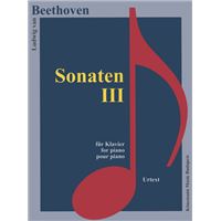 Partition - Beethoven - Sonates III - pour piano