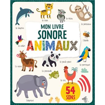 Livre Sonore - Les animaux du jardin 1an+ au Maroc - Baby And Mom