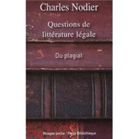 Questions de littérature légale