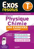 EXOS RESOLUS SPECIALITE Physique-Chimie Tle