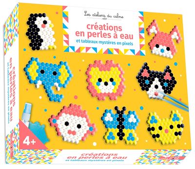 Créations en perles à eau - coffret avec accessoires + 1 bloc de pages + 5 couleurs + - Collectif - Deux Coqs D'or - Coffret - Jeux livres objets - Deux Coqs D'or