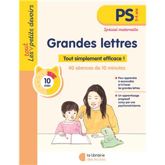 Les tout petits devoirs - Grandes lettres PS (2026)