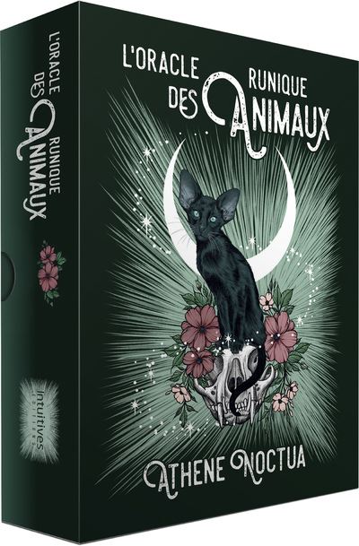 Coffret L'Oracle runique des animaux livre + 24 cartes -