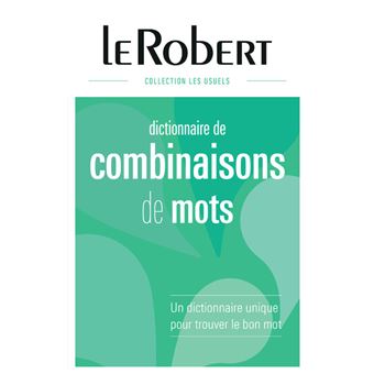 Dictionnaire de combinaisons de mots - relié