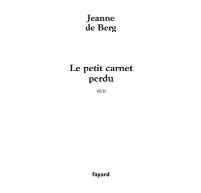 Le petit carnet perdu