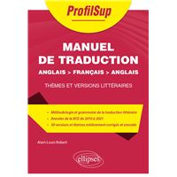 Manuel de traduction - Anglais > français > anglais