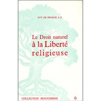 Le droit naturel a la liberte religieuse