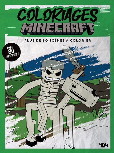 Mon livre de stickers Pixel art 100% Minecraft, JEUNESSE