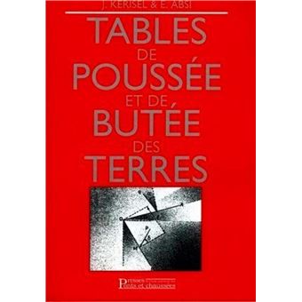 Tables de poussée et de butée des terres - 1