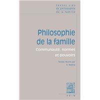 Textes clés de philosophie de la famille