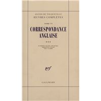 Correspondance anglaise