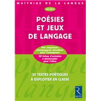 Poésies et jeux de langage CP CE1