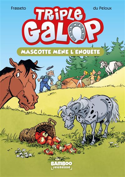 Triple Galop - Poche - tome 01 Mascotte mène l'enquête - Christine Frasseto - Bamboo Eds - Poche - Roman junior dès 9 ans