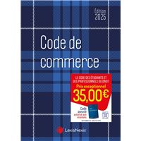 Code de commerce 2025 - Jaquette Blue tartan
