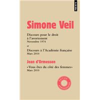 Discours à l'Assemblée nationale et à l'Académie française