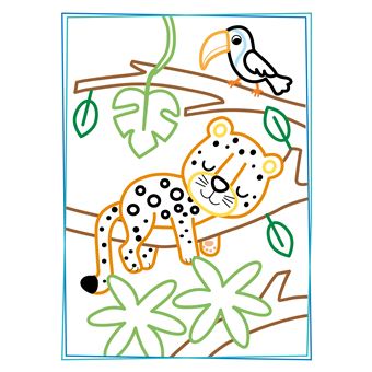 Mon grand livre à colorier : Les bébés animaux