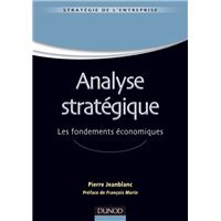 Analyse stratégique - Les fondements économiques