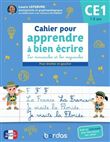 Cahier pour apprendre à bien écrire CE1