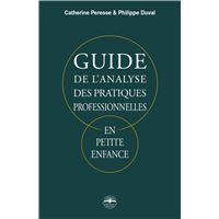 Guide de l'analyse des pratiques professionnelles, en petite enfance