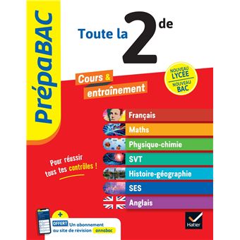 Prépabac Le tout-en-un 2de (toutes les matières) - 2024-2025