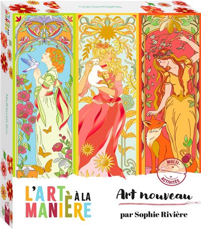 L'art a la maniere Art nouveau - coffret avec accessoire
