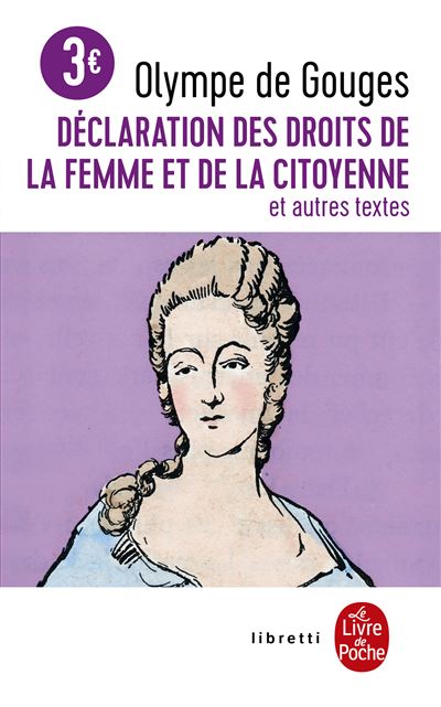 Déclaration des droits de la femme et de la citoyenne BAC 2025 - Olympe De Gouges - Poche