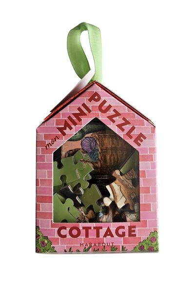 Mini puzzle - La maison cottage - 1000 pieces de puzzles - Miss Fauvine - Marabout - Jeux livres objets