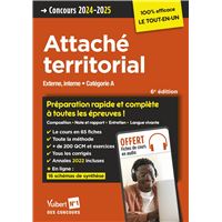 Concours Attaché territorial - Catégorie A - Préparation rapide et complète à toutes les épreuves !