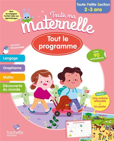 J'aime la maternelle - Mes activités effaçables - Toute petite section 2-3  ans - broché - Marie Morey - Achat Livre