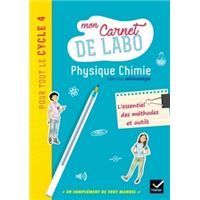 Microméga - Physique-Chimie Cycle 4 Éd. 2017 - Mon carnet de labo