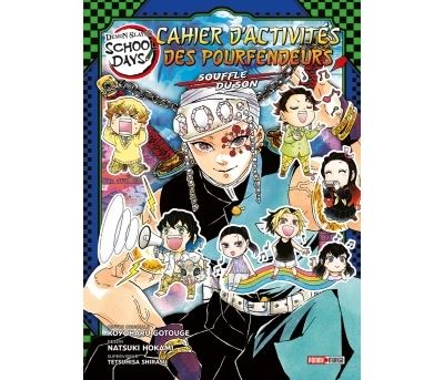 Demon Slayer School Days - Cahier d'activités des Pourfendeurs T02 : Souffle du son - Koyoharu Gotouge - broché