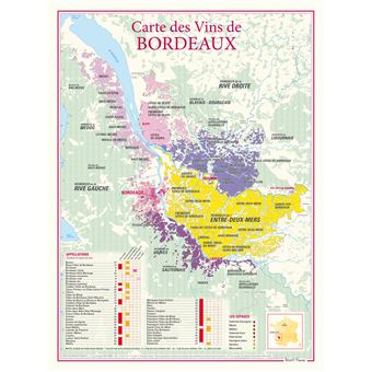 Carte des vins de bordeaux - 1