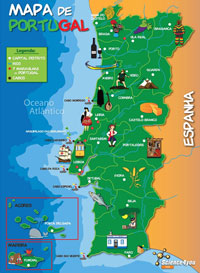 Puzzle Mapa de Portugal