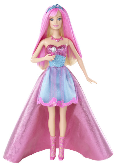 Boneca Barbie A Princesa e a Pop Star - Princesas e Fadas - Mattel