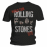 T-Shirt The Rolling Stones: World Tour Stencil (L)_0