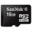 Sandisk microSDHC 16GB + Adaptador SD_0